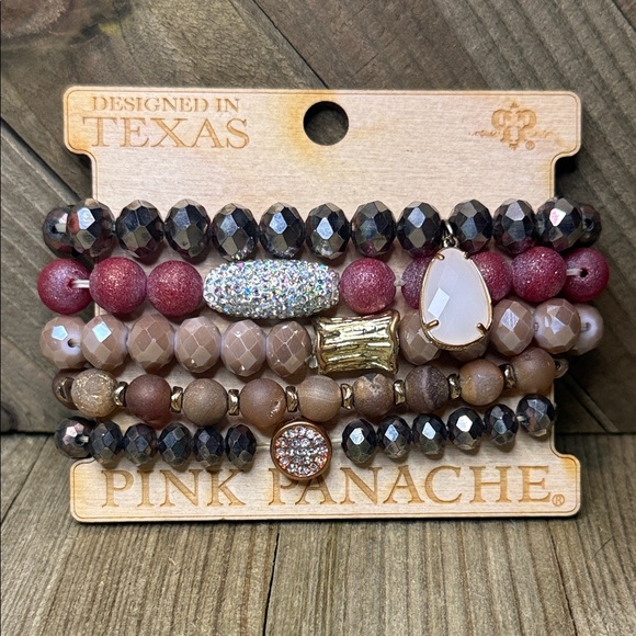 Pink Panache Jewelry - Pink Panache Rosalie Beaded Bracelet Stack